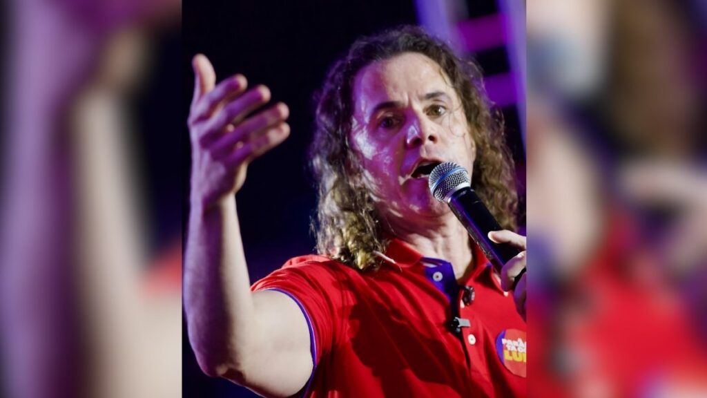 Veneziano registra candidatura ao Senado no TSE e confirma chapa com Janine Lucena e Paulo Rebello. — Foto: Reprodução
