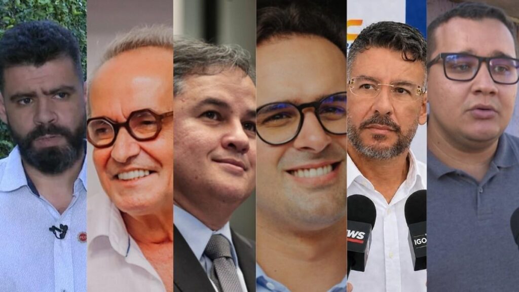 São seis candidaturas registradas ao Governo da Paraíba