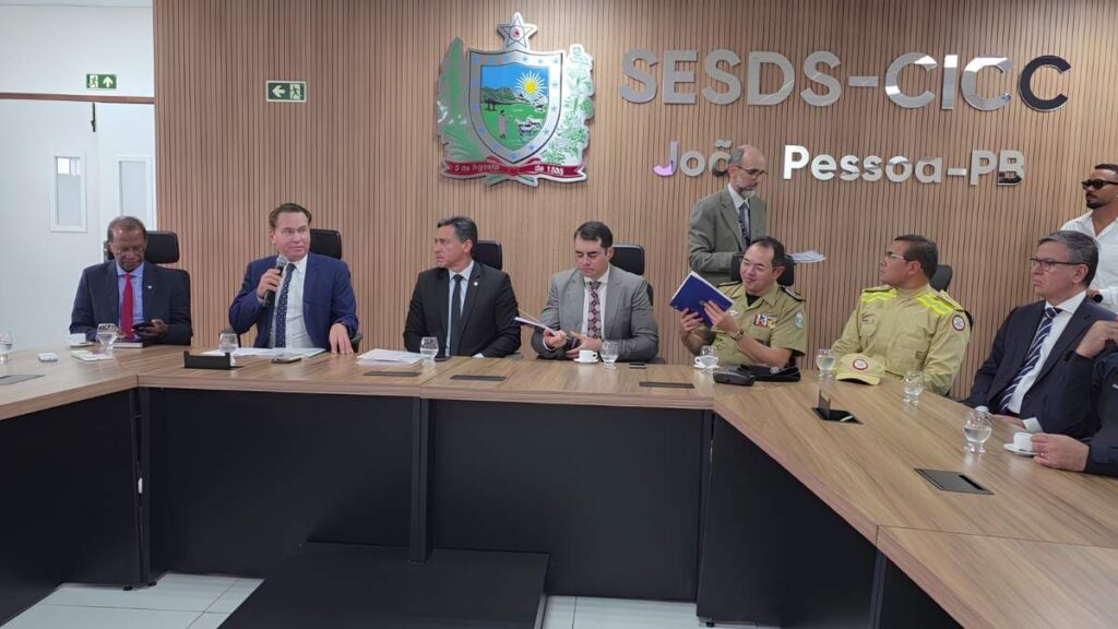 TRE-PB assina acordo de cooperação com Forças de Segurança para atuar nas Eleições 2026. — Foto: Reprodução / TRE-PB