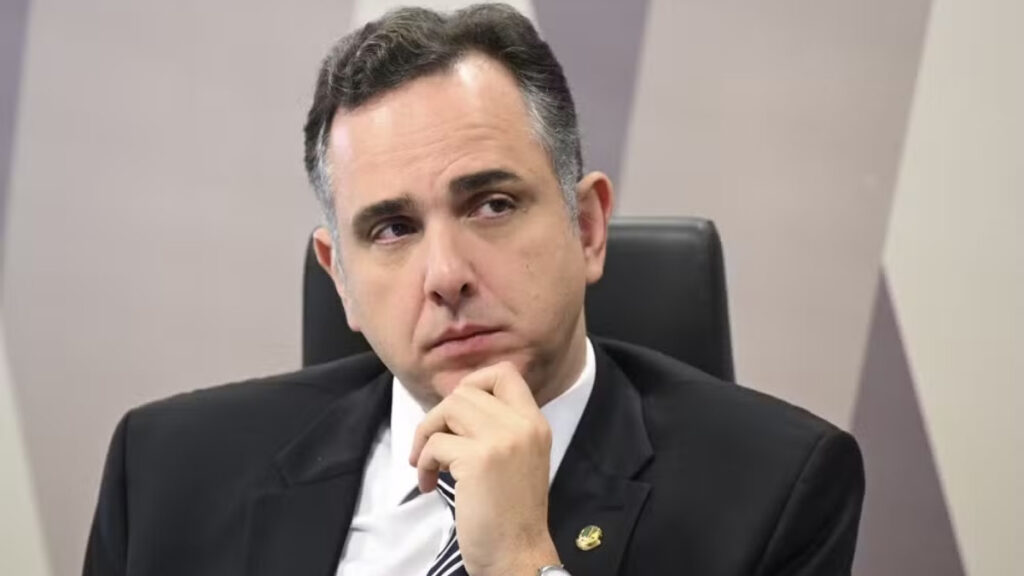 O senador Rodrigo Pacheco (PSD-MG). — Foto: Edilson Rodrigues/Agência Senado