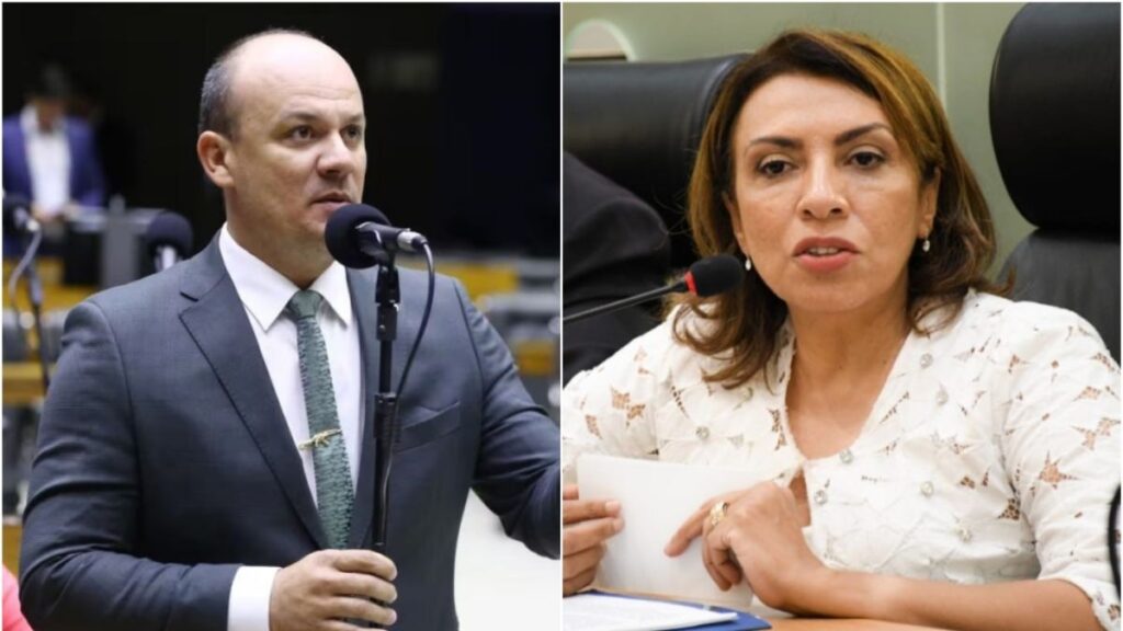 Cabo Gilberto e Cida Ramos — Foto: Reprodução