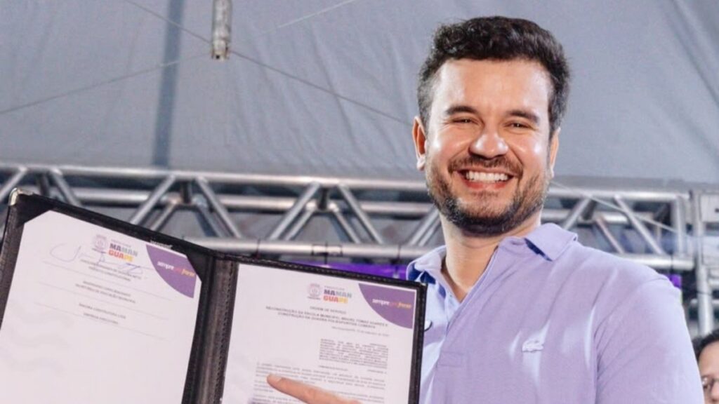 Prefeito Joaquim assina ordem de serviço para reforma e ampliação da Escola Miguel Tomaz