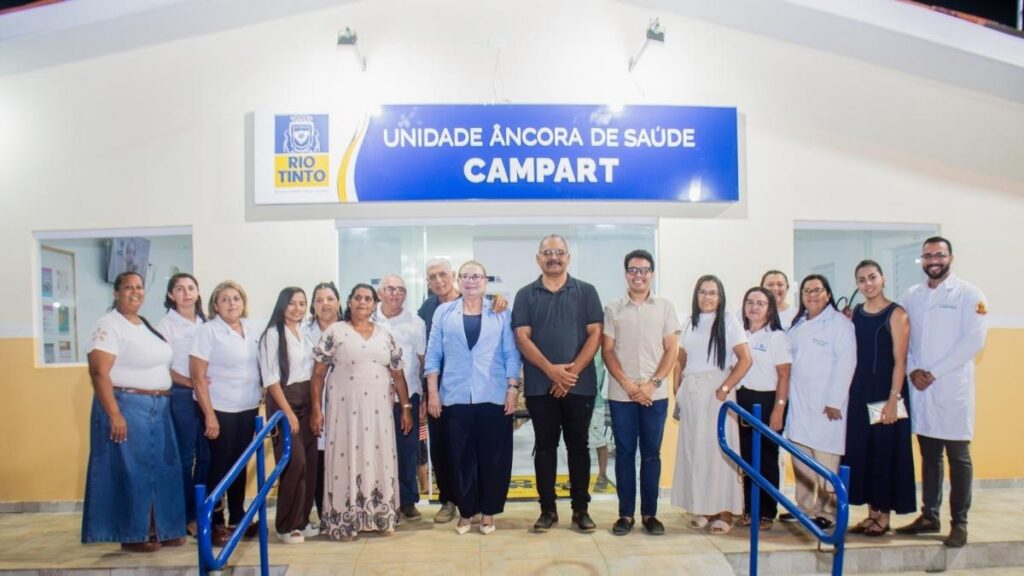 Prefeita Magna Gerbasi entrega Unidade Âncora de Saúde de Campart — Foto: Divulgação