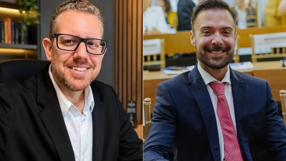 Júnior Pires e o deputado Caio Roberto — Fotos: Reprodução / Instagram