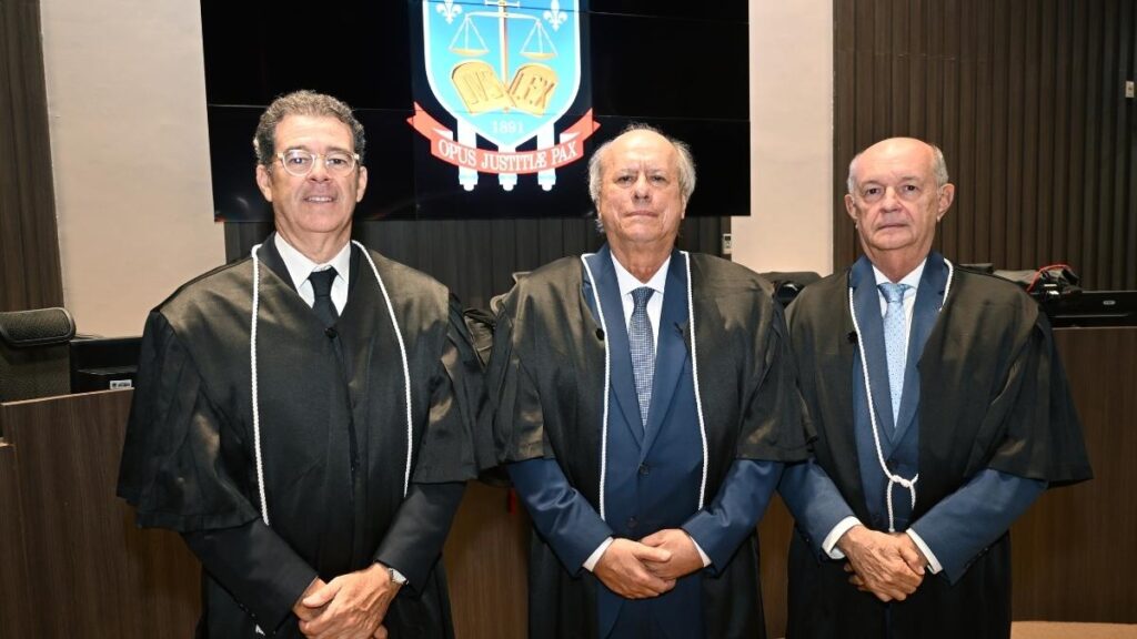 Owsaldo Trigueiro, Ricardo Porto e Aluízio Bezerra — Foto: Ednaldo Araújo